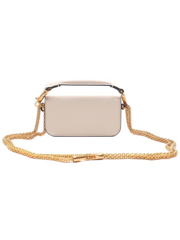 Rocco Micro Chain Shoulder Bag White - VALENTINO - BALAAN 5