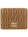 24 F W MATELASSE Leather Small Wallet 5MV2042FPPF098L B0271176539 - MIU MIU - BALAAN 2