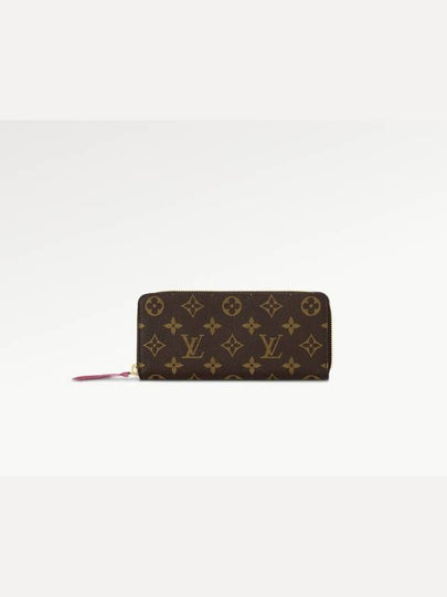 Monogram Clemence Long Wallet Brown Fuchsia - LOUIS VUITTON - BALAAN 2