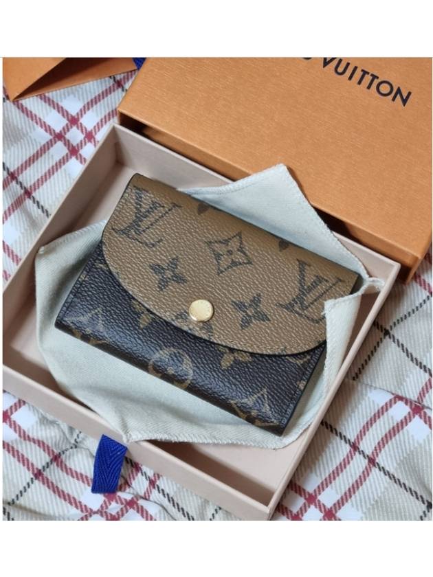 Rosalie Monogram Reverse Coin Wallet Brown - LOUIS VUITTON - BALAAN 8