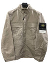 Hyper Dense Nylon Raso Field Jacket Dove Grey - STONE ISLAND - BALAAN 3