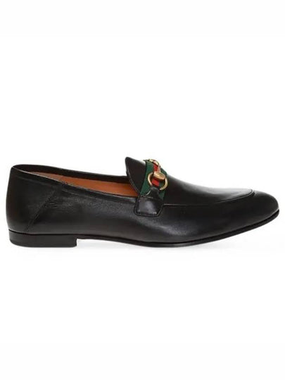 Horsebit Leather Loafers Black - GUCCI - BALAAN 2