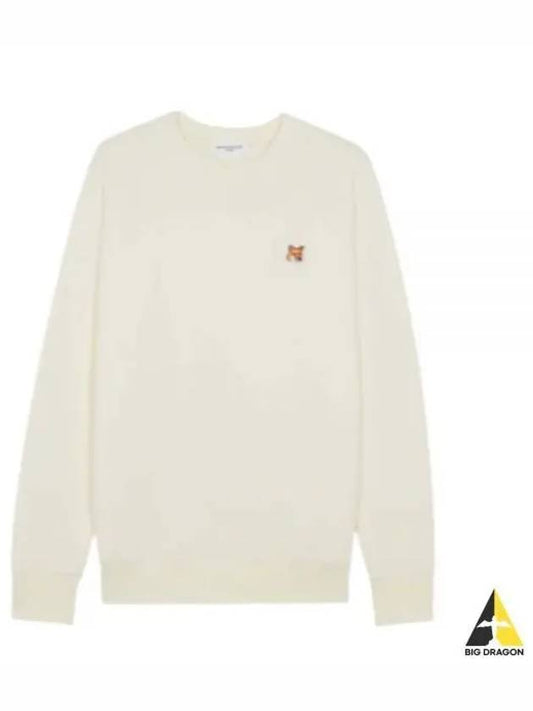 Fox Head Patch Classic Sweatshirt Ecru - MAISON KITSUNE - BALAAN 2