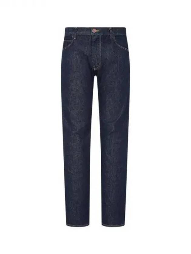 Men s Stitched Easy Denim Pants Dark Indigo 270342 - GIORGIO ARMANI - BALAAN 1