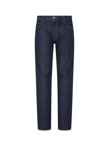 Men s Stitched Easy Denim Pants Dark Indigo 270342 - GIORGIO ARMANI - BALAAN 1