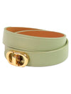 30 Montaigne Leather Bracelet Green - DIOR - BALAAN 4