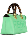 By The Way Small Leather Tote Bag Green - FENDI - BALAAN 5