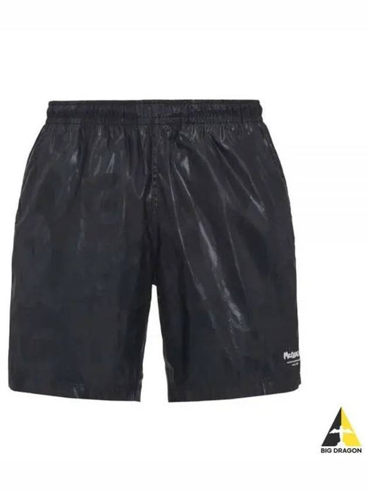 Graffiti Logo Swim Shorts Black - ALEXANDER MCQUEEN - BALAAN 2