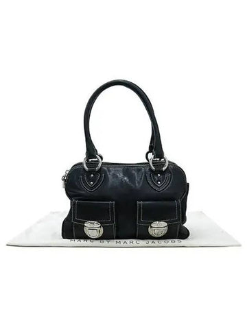 Marc Jacobs Black leather two pocket Blake tote bag - MARC JACOBS - BALAAN 1