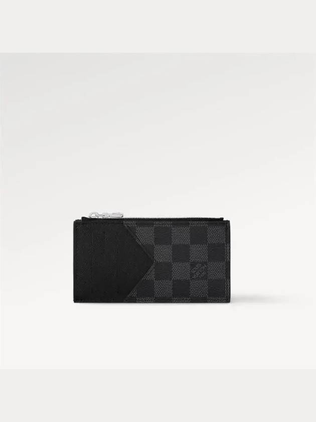 Damier Graphite Coin Card Wallet Black - LOUIS VUITTON - BALAAN 2