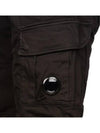 Lens Waffen Cargo Shorts Black 52 12CMBE062A - CP COMPANY - BALAAN 4