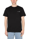 Men's Item Logo Cotton Short Sleeve T-Shirt Black - A.P.C. - BALAAN 2