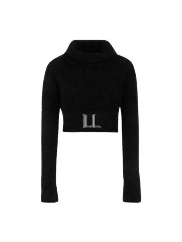 Jumper Long Sleeve Turtleneck Black - SAINT LAURENT - BALAAN 2