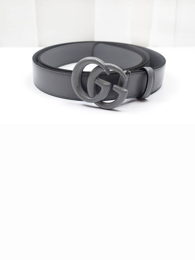 GG Marmont thin gray belt size 105 414516 - GUCCI - BALAAN 3