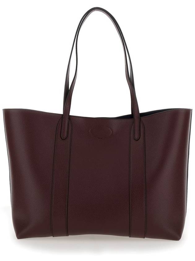 Bayswater Classic Grain Small Tote Bag Oxblood - MULBERRY - BALAAN 3