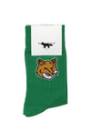 Fox Head Socks Green - MAISON KITSUNE - BALAAN 2