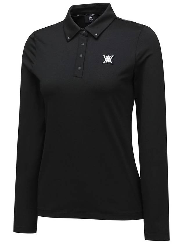 Official WOMEN SIGNATURE LOGO LONG T SHIRT BK - ANEWGOLF - BALAAN 3