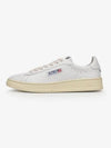 Dallas White Tab Leather Low Top Sneakers White - AUTRY - BALAAN 2