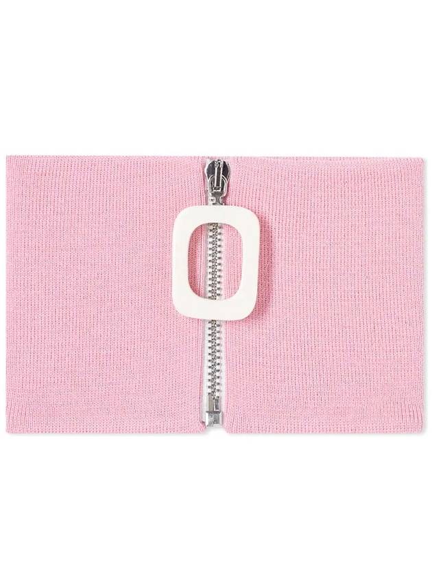 Zip Up Wool Neckband Pink - JW ANDERSON - BALAAN 3