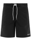 Logo Print Nylon Swimming Shorts Black - CELINE - BALAAN 3