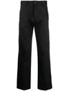 Tailored Straight Pants Black - AMI - BALAAN 2