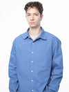 Men s M243SH01BL Standard Polygon Pocket Shirt Royal Blue - CHANCE'S NOI - BALAAN 4