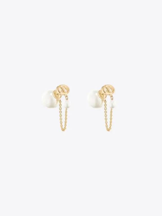 Tribales Pearl Earrings Gold - DIOR - BALAAN 2