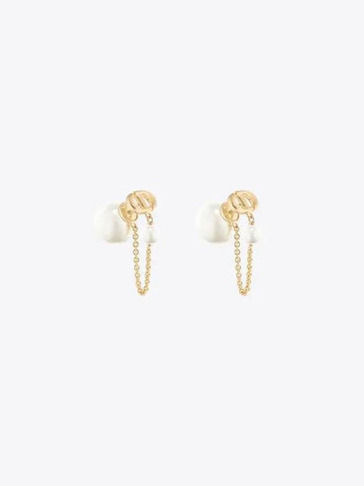 Tribales Pearl Earrings Gold - DIOR - BALAAN 2