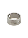 Engraved Logo Ring Silver - MAISON MARGIELA - BALAAN 1