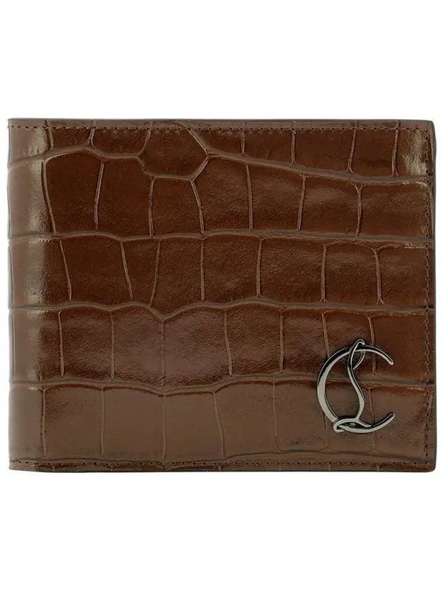 22SS logo crocodile texture half wallet 3205300 F507 - CHRISTIAN LOUBOUTIN - BALAAN 2