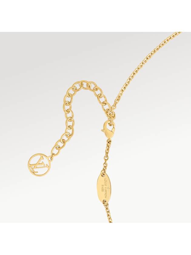 LV Iconic Crystal Necklace Gold - LOUIS VUITTON - BALAAN 4