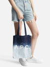 Lou bleach washed denim tote bag eco - A.P.C. - BALAAN 5