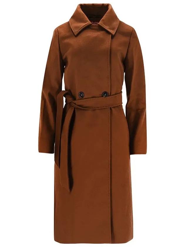 Bcollag Belted Double Coat Tobacco - MAX MARA - BALAAN 2