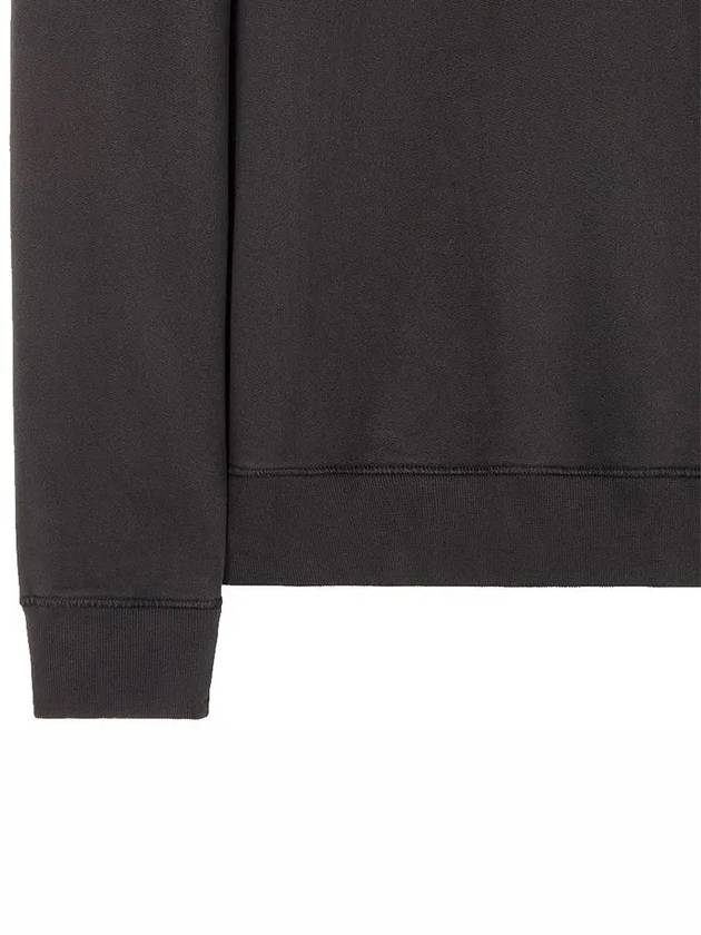 Wappen Patch Crewneck Sweatshirt Charcoal - STONE ISLAND - BALAAN 5