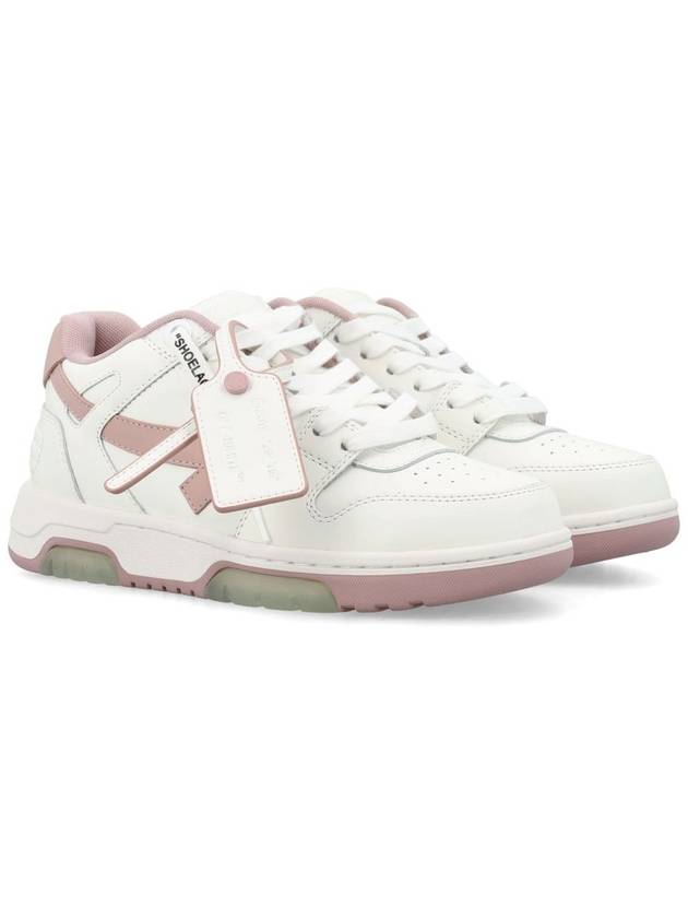 Out Of Office Low Top Sneakers White Pink - OFF WHITE - BALAAN 3