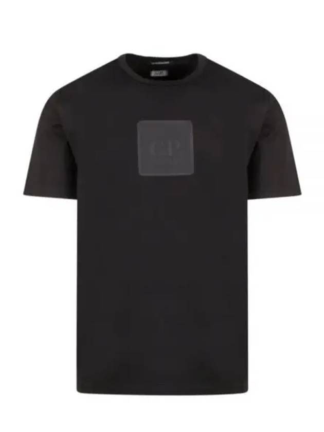 Cotton Short Sleeve T-Shirt Black - CP COMPANY - BALAAN 2