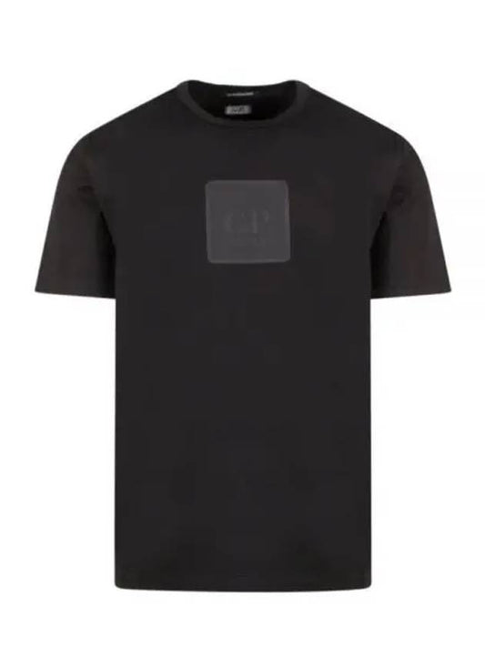 Cotton Short Sleeve T-Shirt Black - CP COMPANY - BALAAN 2