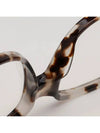 Glasses frame CL5010IN 055 overfit leopard skin square horn - CELINE - BALAAN 6