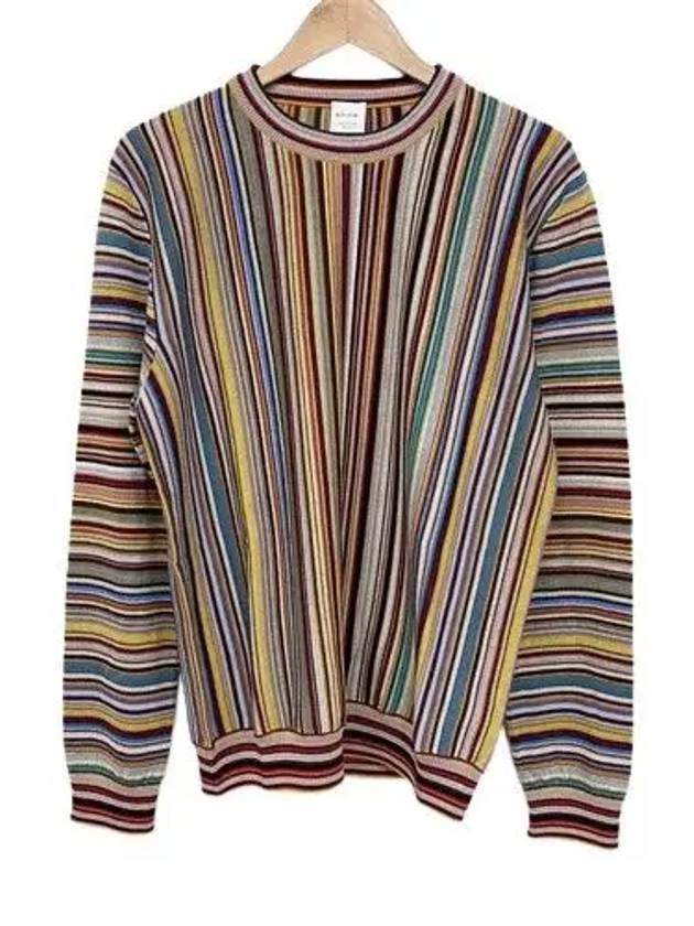 Signature Striped Crew Neck Knit Top - PAUL SMITH - BALAAN 2