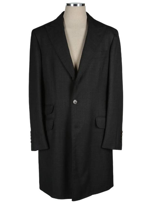 Men's Wool Single Coat Grey - BRUNELLO CUCINELLI - BALAAN 2