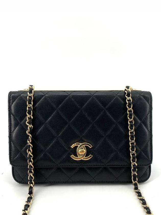 Chevron Lambskin Trendy CC WOC - CHANEL - BALAAN 2