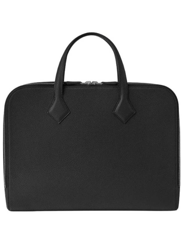 Victoria Light Men's Briefcase Togo Black H076567CK89 - HERMES - BALAAN 1