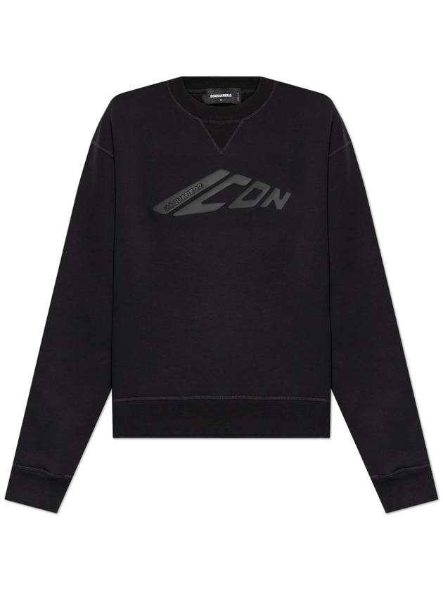 Dsquared2 Sweatshirt With Logo, Women's, Black - DSQUARED2 - BALAAN 1