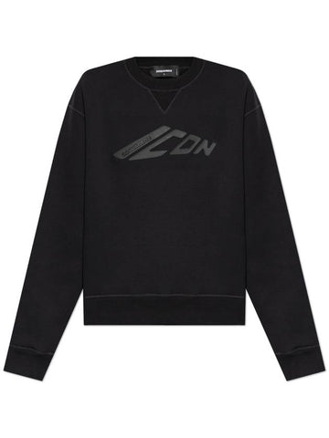 Dsquared2 Sweatshirt With Logo, Women's, Black - DSQUARED2 - BALAAN 1