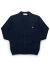 Tricolor Fox Patch Classic Cardigan Navy - MAISON KITSUNE - BALAAN 5