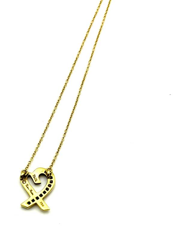 Tiffany Co 18K yellow gold Paloma Picasso Loving Heart Necklace - TIFFANY & CO. - BALAAN 8