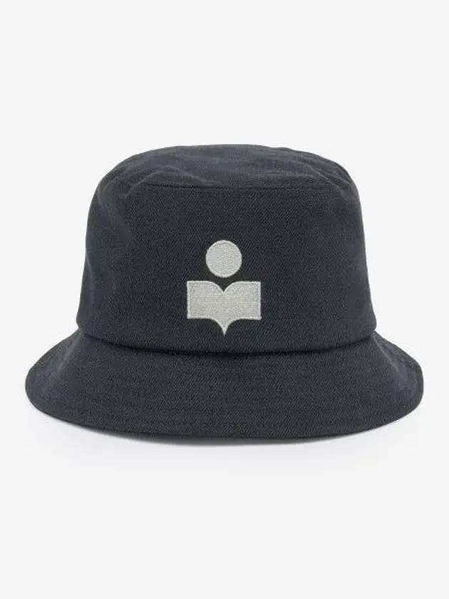 Embroidered Logo Bucket Hat Grey - ISABEL MARANT - BALAAN 2