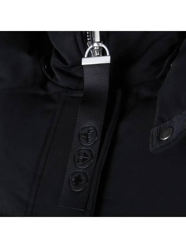 Women's MISTAYA Jumper Down Jacket Black - MOOSE KNUCKLES - BALAAN.