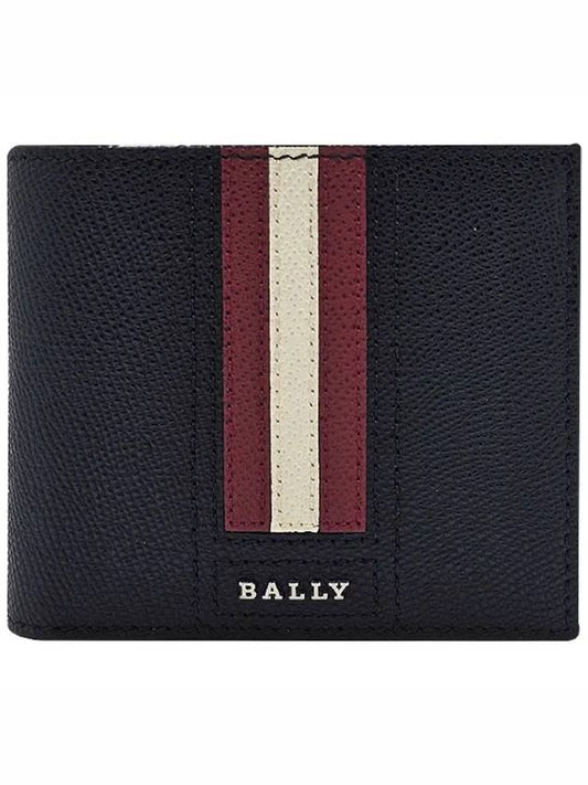 TALIKY three stripe wallet black - BALLY - BALAAN.
