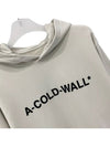 Logo Unisex Cream Hooded Sweatshirt ACWMW057 - A-COLD-WALL - BALAAN 2